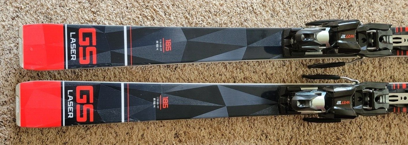 Stockli Laser VRT Worldcup GS Laser 185 with WRT binding and race