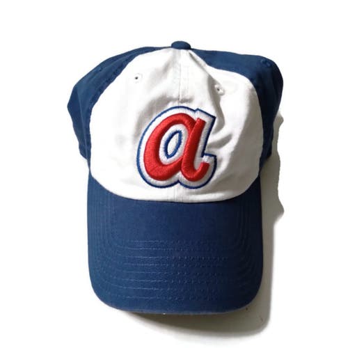 American Needle Cooperstown Collection MLB Atlanta Braves 1974 Retro Strapback Slouch Cap