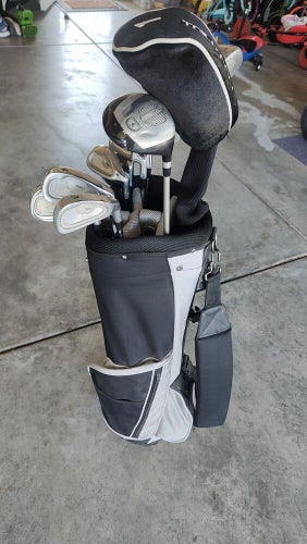 Acuity Tru Tech 13 Piece Regular Flex Graphite Complete Golf Set Cart Bag