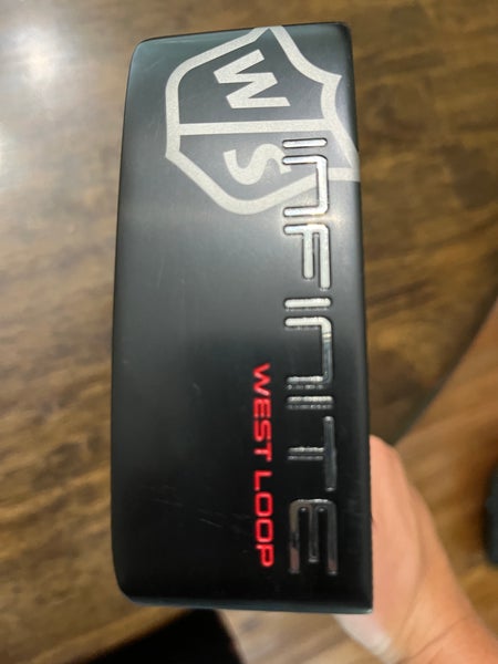 Black Used Men's Wilson Staff Right Handed Blade Infinite West Loop Putter 34"