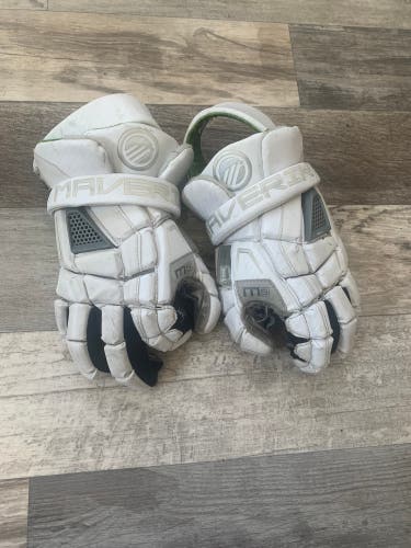 Used Player's Maverik 12" M5 Lacrosse Gloves