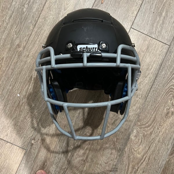 Schutt F7 LX1 Youth Football Helmet (L, Matte Black)