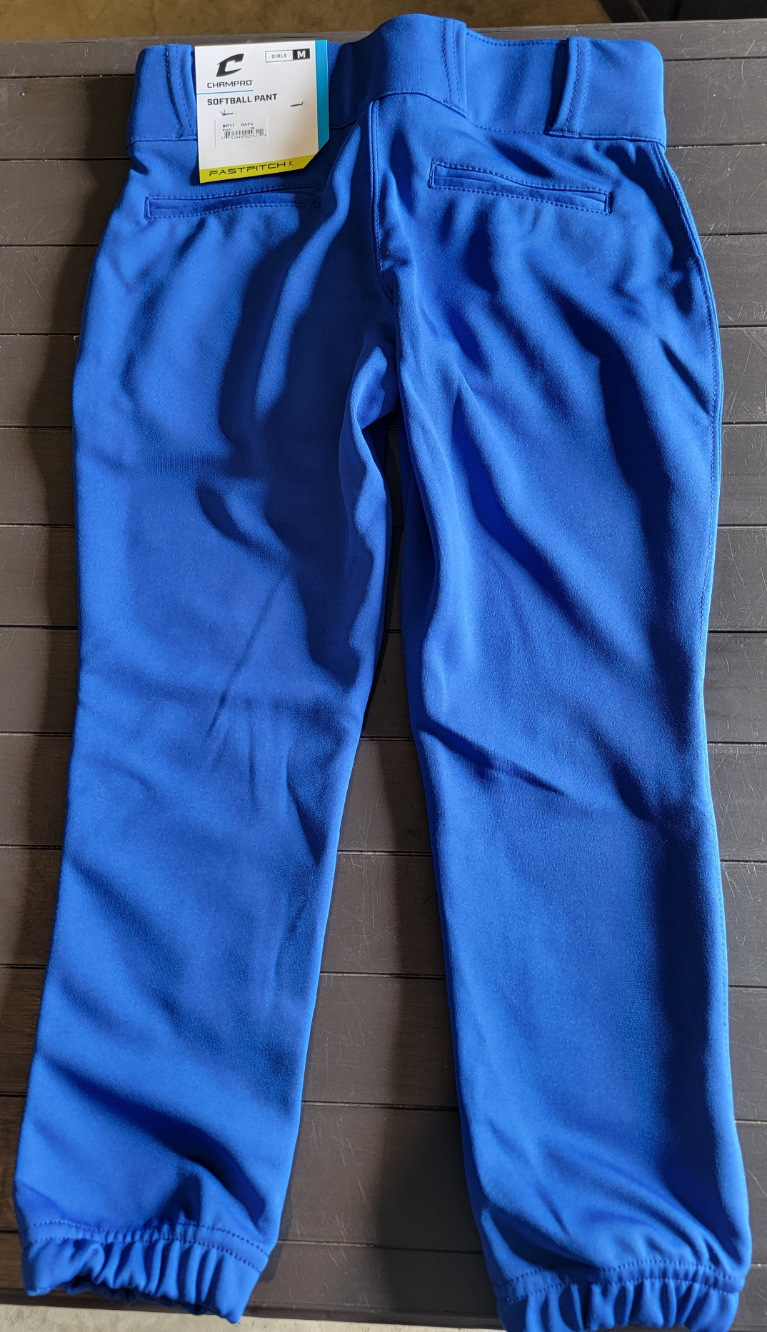 Blue Youth Girls New Medium Champro Fastpitch Game Pants