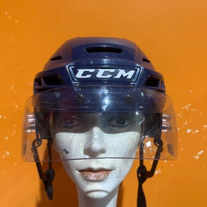 Used Navy CCM Resistance Pro Stock Helmet Norfolk Admirals Small