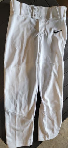 White Youth Boys New XS Nike Game Pants