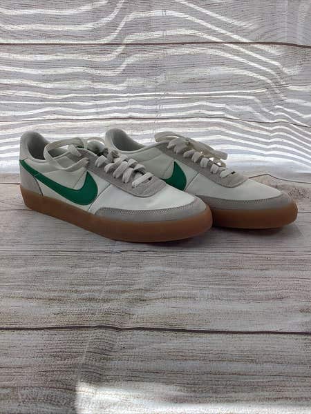 Nike Mens Killshot Sneakers White Green 432997-111 Leather Low