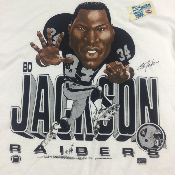 Bo Jackson Raiders Nfl Football Retro Shirt