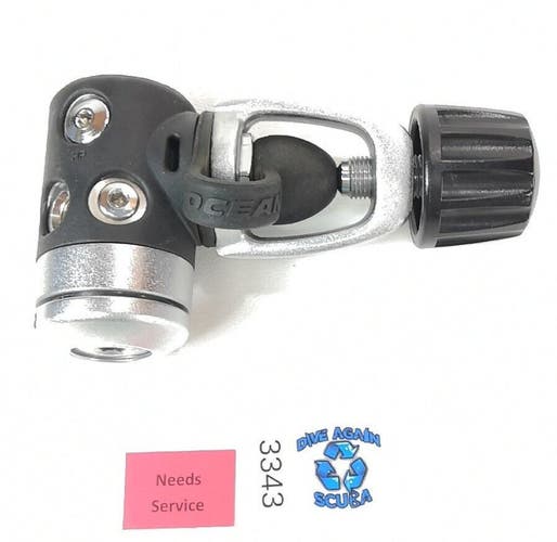 Oceanic DX4 Scuba Dive Regulator Yoke 1st Stage as-is                      #3343