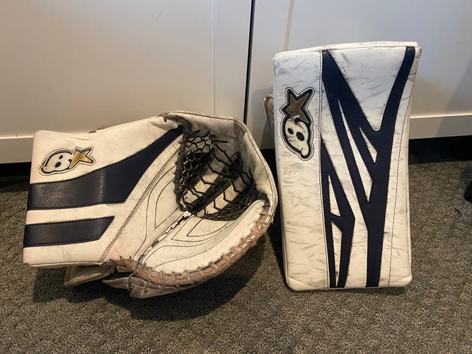 Senior Brians glove (G-Netik Pure)and blocker (G-Netik 8.0)