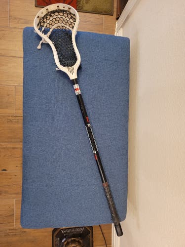 Used True Hzrdus Box Lacrosse Stick with rare Wolf Athletics Element i Box Shaft