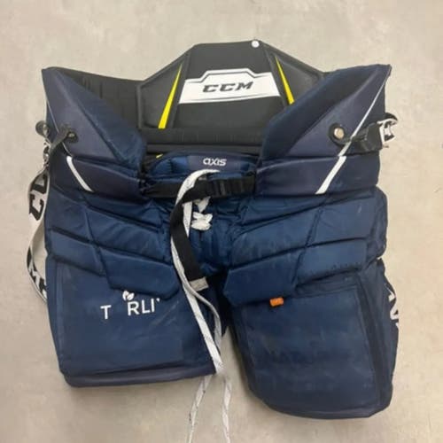 Senior Used Large CCM Axis pro Hockey Goalie Pants Pro Stock
