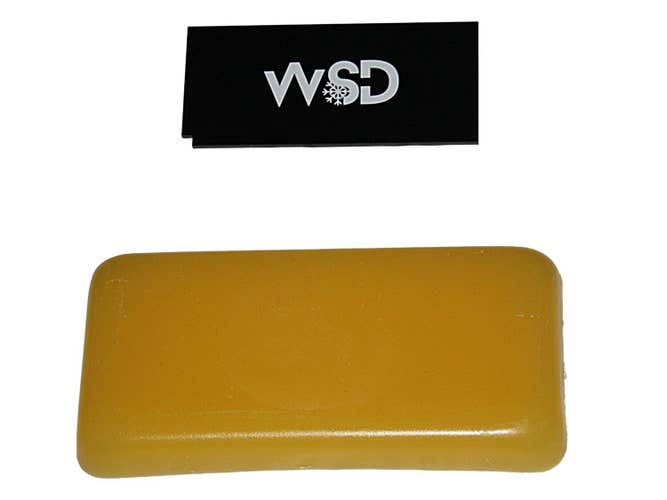 new Ski Snowboard hot Wax bar bulk yellow universal 1 lbs with bonus wax scraper