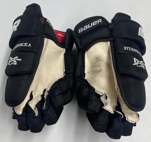 Bauer Vapor 1X Pro Lite Gloves 14" Pro Stock - Boston Bruins