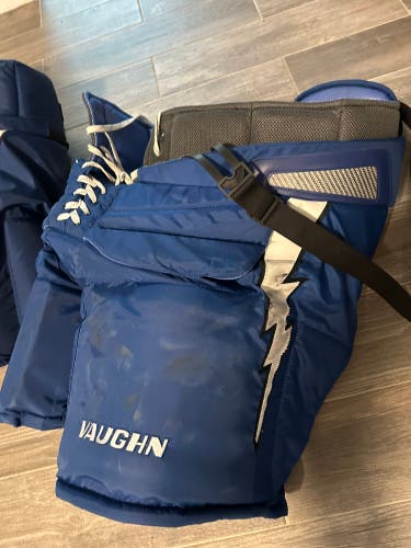 Vaughn L NHL Tampa Bay Lightning Goalie Pants