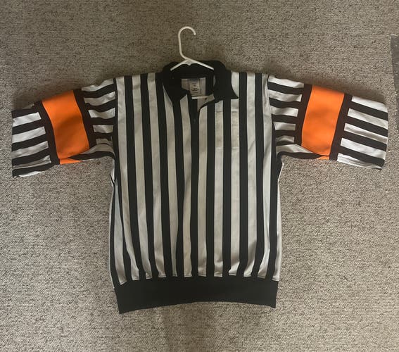 Force pro hockey referee jersey w/ sewn-on arm bands
