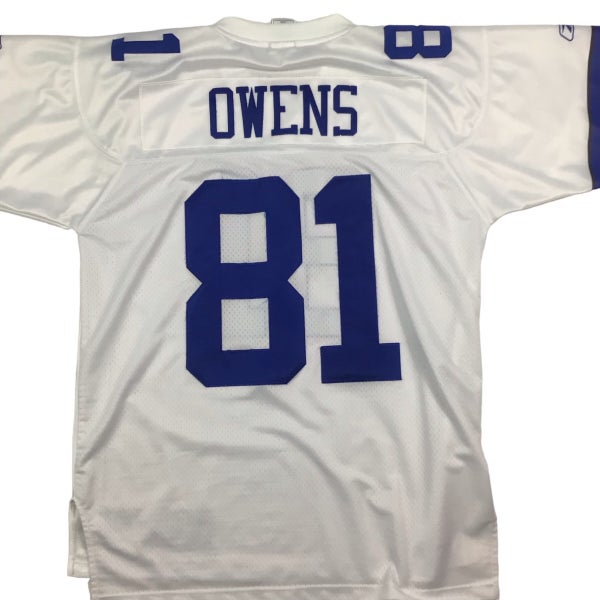 New Reebok NFL Football DALLAS COWBOYS #81 Terrell Owens Embroidered Player  Jersey | SidelineSwap