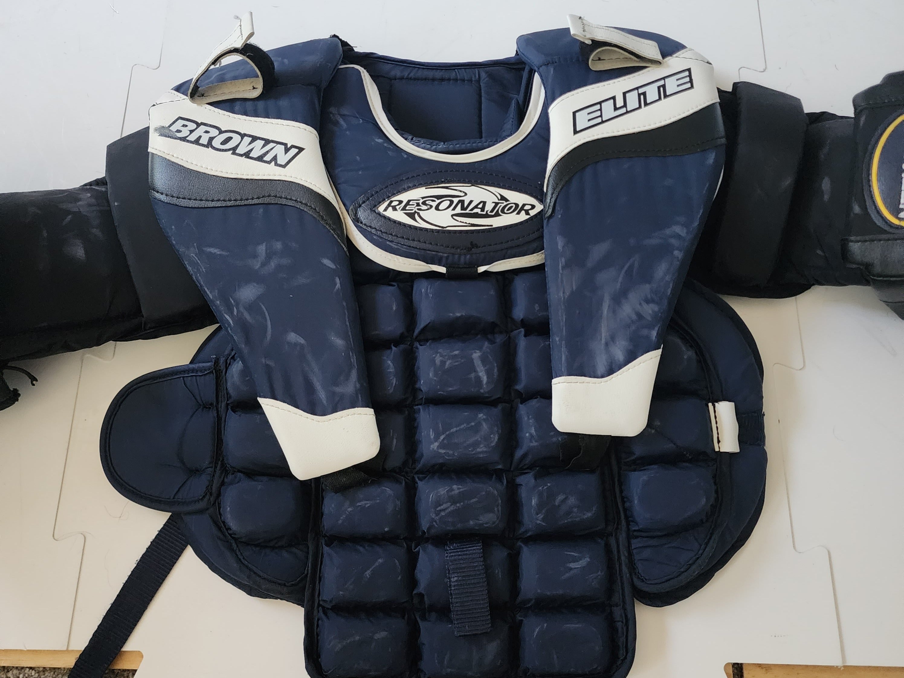 Chest and Arm Protectors - Brown Hockey