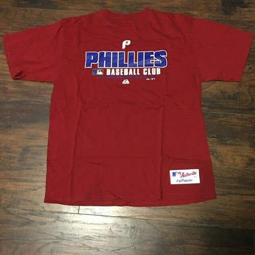 Philadelphia Phillies MLB Authentic Collection Cooperstown Collection  Tee Sz L