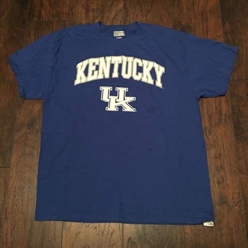 Kentucky Wildcats NCAA Majestic Section 101 Team logo T Shirt Size XL
