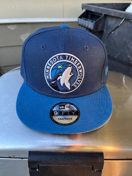 Minnesota Timberwolves Hat Cap Snap Back Blue Logo New Era Basketball Unisex