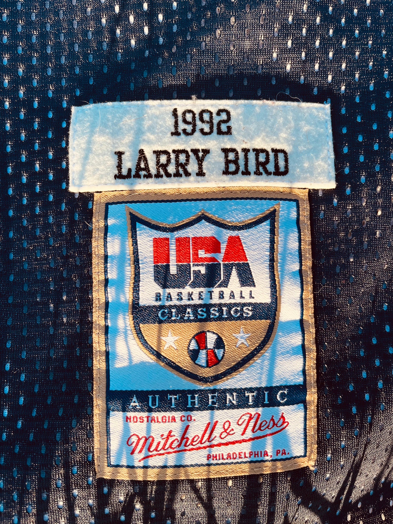 Larry Bird Dream Team USA Reversible Practice Jersey Size Large