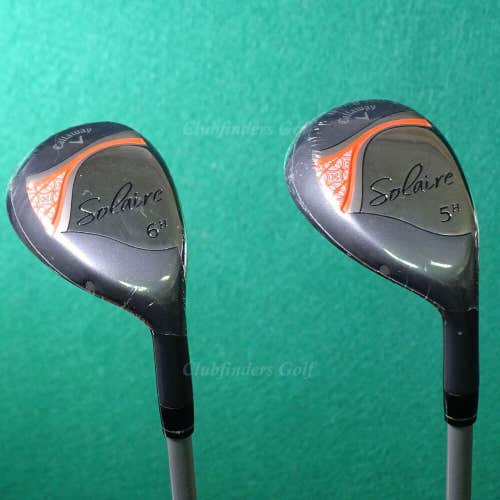 Lady Callaway Solaire 2016 Hybrid 5 & 6 Irons Factory Graphite Ladies SET OF 2