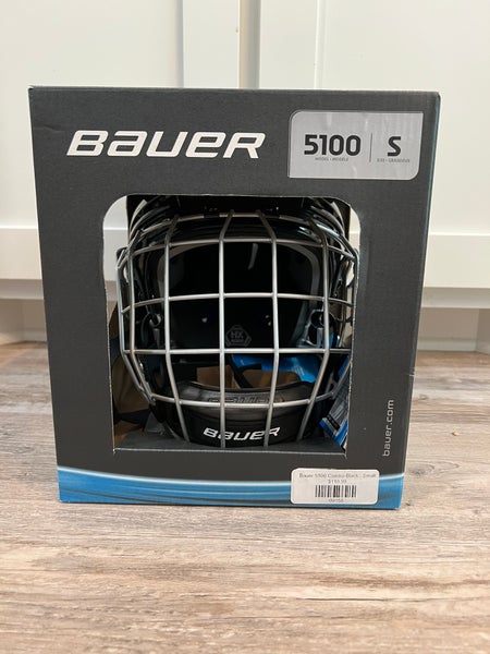 B02 New Senior Small Bauer 5100 Combo Helmet Black