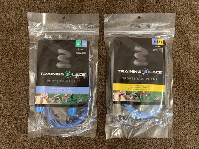 New Training Lace 5 oz/8 oz 2-Pack & 8 oz/12 oz 2-Pack Lacrosse Stick Athletic Training Weights