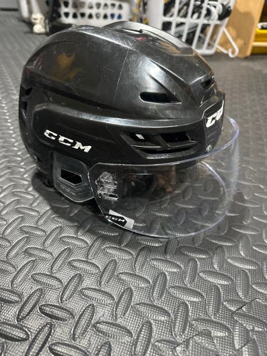 Medium CCM Pro Stock Tacks 710 Helmet With Bauer Visor