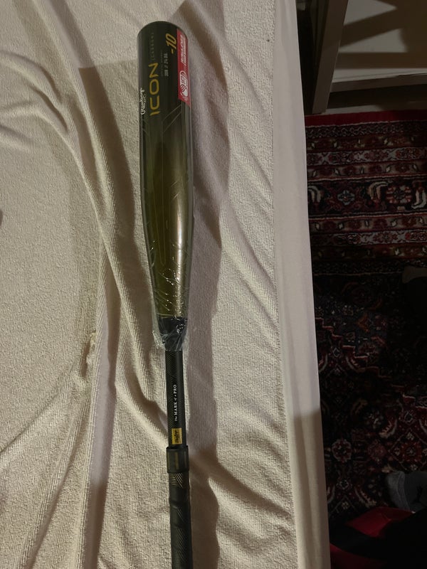 Rawlings Icon 2024 Baseball Bat USSSA 30 Inch 22 Ounce 8 In Hand, Ship