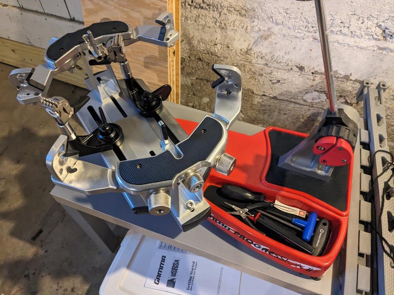 Used Gamma Progression II 602 FC 360 Degree Rotation Racquet Stringer Machine