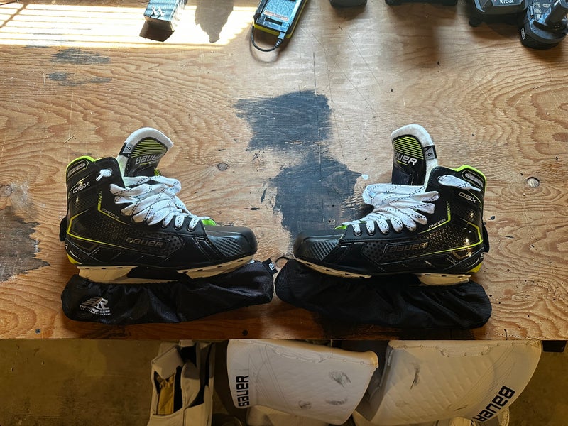 Used Bauer Regular Width Size 9 GSX Hockey Goalie Skates