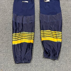 Game Used Athletic Knit Misprinted Pro Stock Socks Norfolk Admirals Blue, Yellow Or White