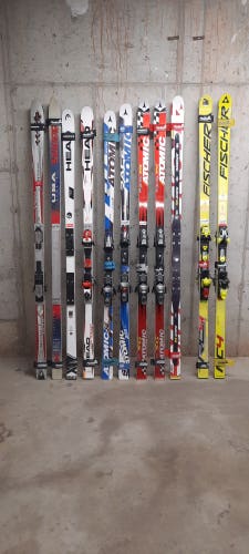 Used HEAD Racing Skis Without Bindings