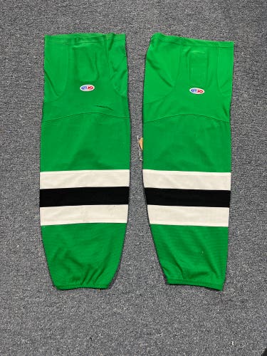 Game Used Green Athletic Knit Pro Stock Socks Norfolk Admirals NO SIZE 30”
