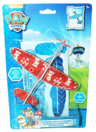 Paw Patrol Air Glider Foam Board Toy Plane - From Nickelodeon TV Series 2015