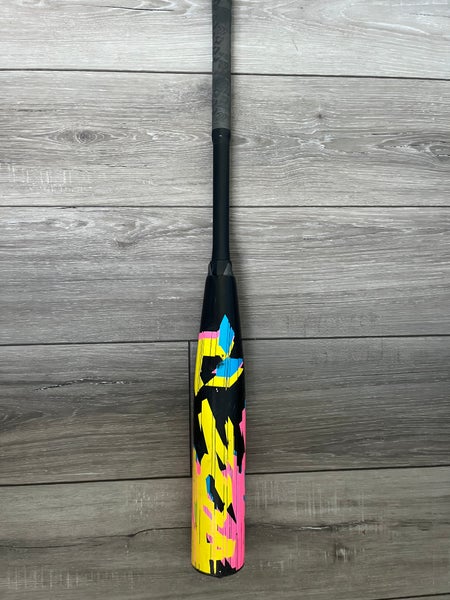 Used USSSA Certified 2023 DeMarini Composite Zoa Glitch Bat (-5) 26 oz 31"
