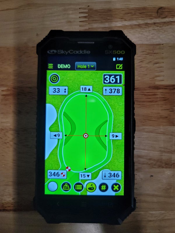 Used SX500 SkyCaddie golf GPS