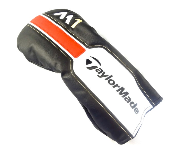NEW TaylorMade M1 Black/White/Red Leather Fairway Wood Headcover ...