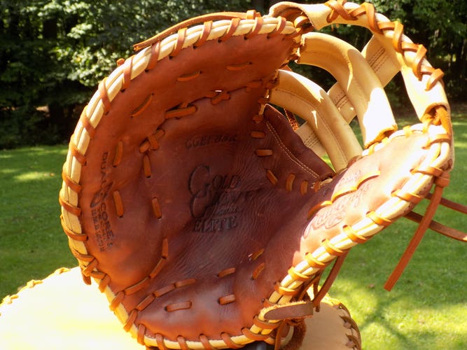 Used Rawlings First Base Left Hand Throw Gold Glove Elite Baseball Glove 13"