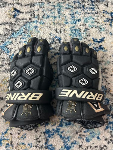 Used Brine 13" Triumph Army Lacrosse Gloves