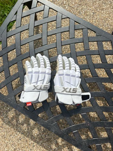 Used STX Large Surgeon RZR Lacrosse Gloves