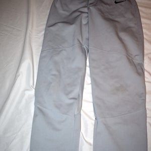Nike Team Engineered Vapor Select Baseball Pants, Gray, Youth Large