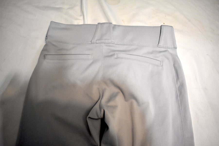 Nike Vapor Select Baseball Pants White Black Stripe Mens Size M