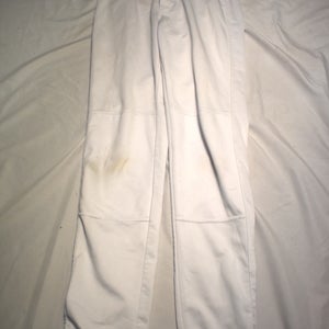 Marucci Baseball Game Pants, White, Youth Large