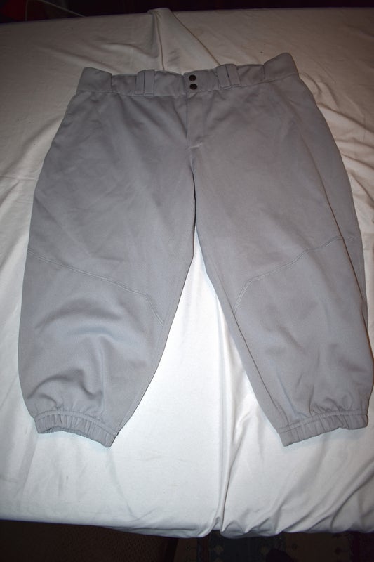 EvoShield Boys' Salute Pinstripe Open Bottom Baseball Pants, Medium, Team White/Team Navy