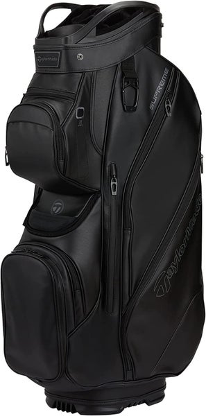 NEW 2023 TaylorMade Supreme Premium Black 14-Way Golf Cart Bag
