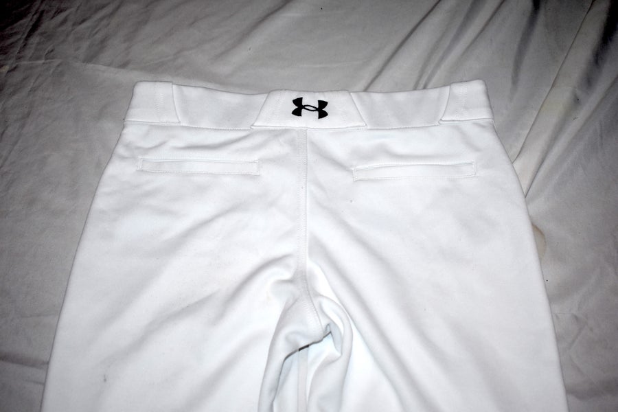 Under Armour Boys Vanish Tapered Baseball Pants 1367358, White