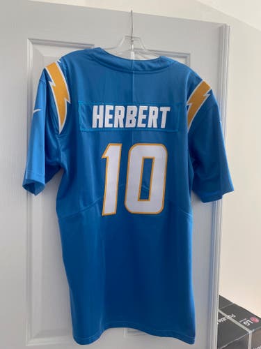 LA Chargers Justin Herbert  Nike "On Field" Style Jersey Size Large