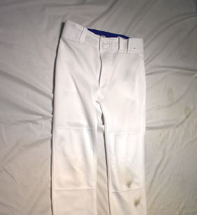 Mizuno Performance Baseball Pants, White, Youth Large (26-28)
